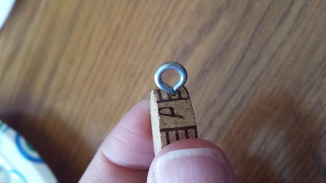 wine glass charm cork